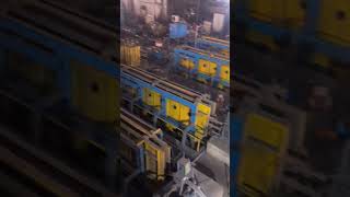 pipe mill || hard work rolling mill high strength pipe meking production #ytshorts #ytviral