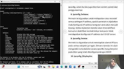 Tugas Praktik 2 Jaringan Komputer (CMD)