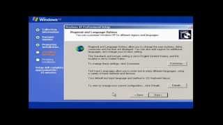 How to format and install Windows XP