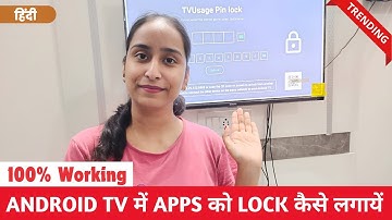 How To Lock or Restrict Any Apps On Android TV 🔒 | Best Lock App For Smart TV [HINDI]