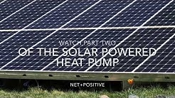 Solar powered heat pump part one