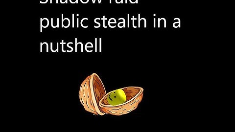 Notoriety public stealth in a nutshell