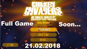 Intro | Chicken Invaders 4: Ultimate Ometette - Thanksgiving Edition