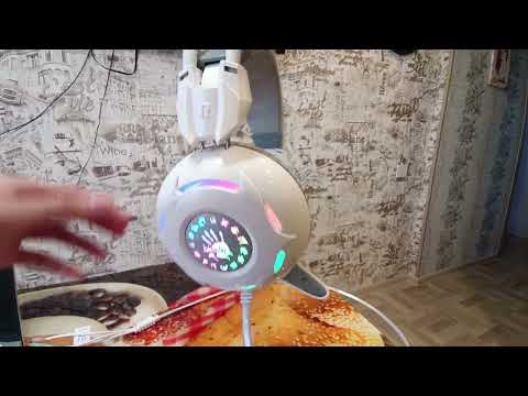 Проводная гарнитура A4Tech Bloody G300 белый