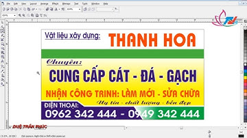 Hướng dẫn #5 / Thiết kế Card Visit bằng phần mềm CorelDRAW 12 / quảng cáo