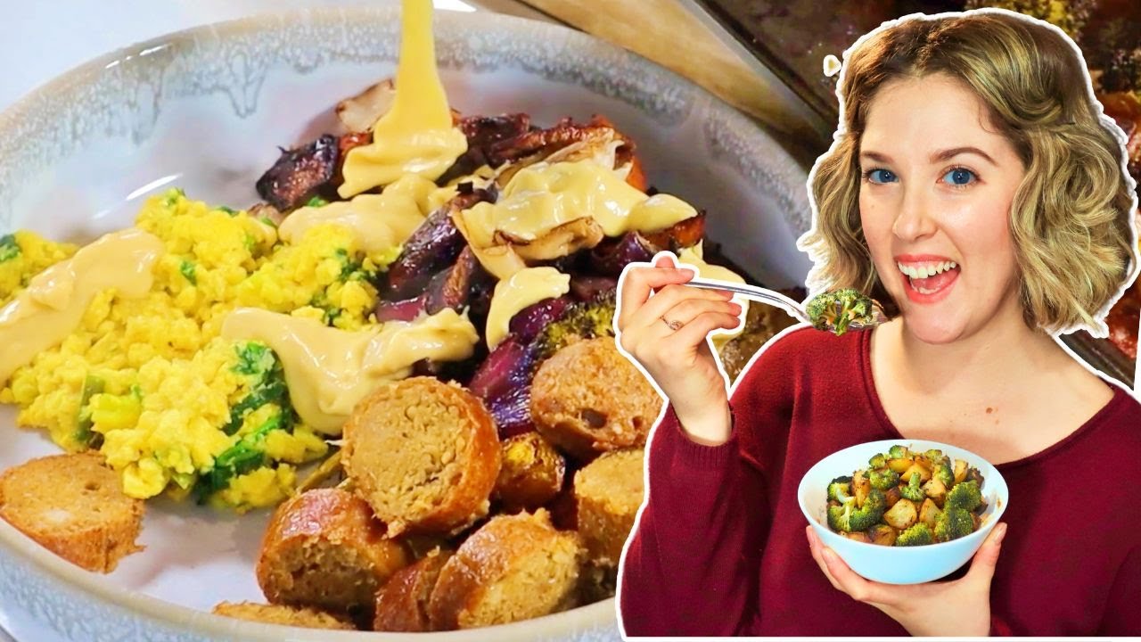 VEGAN MEAL PREP! Autumn Breakfast Bowl Highprotein, vegan, gluten