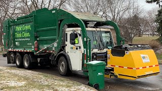 Waste Management: Mack LR McNeilus Curotto Can Garbage Truck by TwinCitiesTrash 13,215 views 4 years ago 11 minutes, 56 seconds