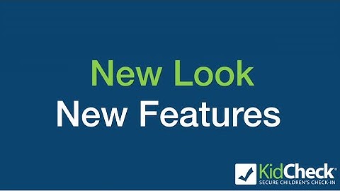 Sneak Peek At KidCheck