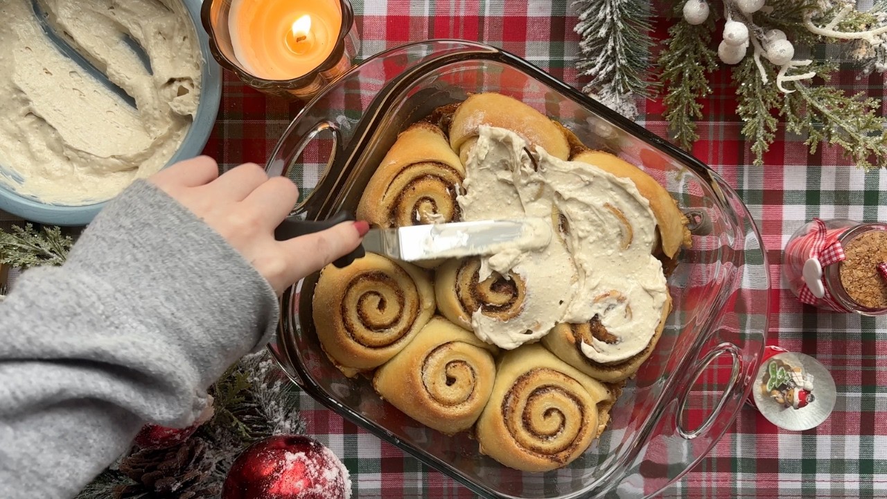 ASMR  Baking Earl Grey ✨Cinnamon Rolls✨ (whispered, baking sounds)