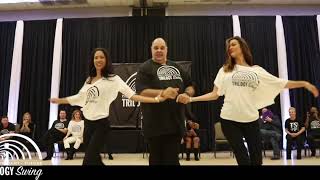 John Lindo, Jessica Cox, and Laureen Baldovi - Trilogy Swing 2018