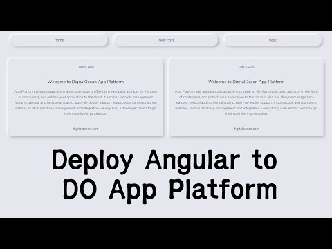 Deploy Angular to DigitalOcean App Platform