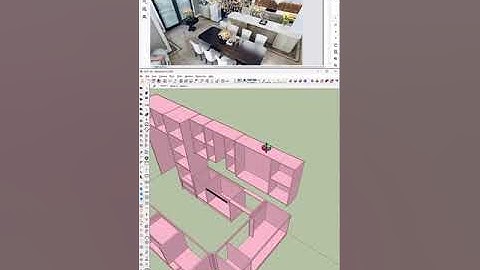 CHI TIẾT THI CÔNG TỦ BẾP ABF & Sketchup & Aspire