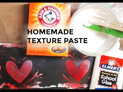 How To Make Your Own Homemade Texture Paste for Textured Art