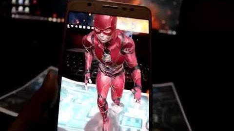 The Flash Augmented Reality (AR) Test | Justice League | Ezra Miller