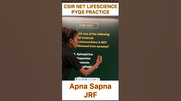 CSIR NET LIFESCIENCE PYQS PRACTICE