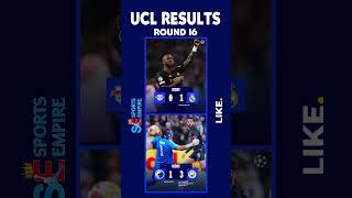 Ucl Results Round 16 Rb Leipzig 0-1 Real Madrid , Fc Kobenhavn 1-3 Manchester City