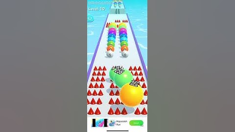 BallRun2048 - Casual Game For You All Levels Gameplay Walkthrough iOS, Android New Game 3D #shorts