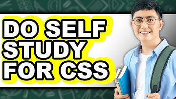 How To Do Self Study For CSS (The Only Way)