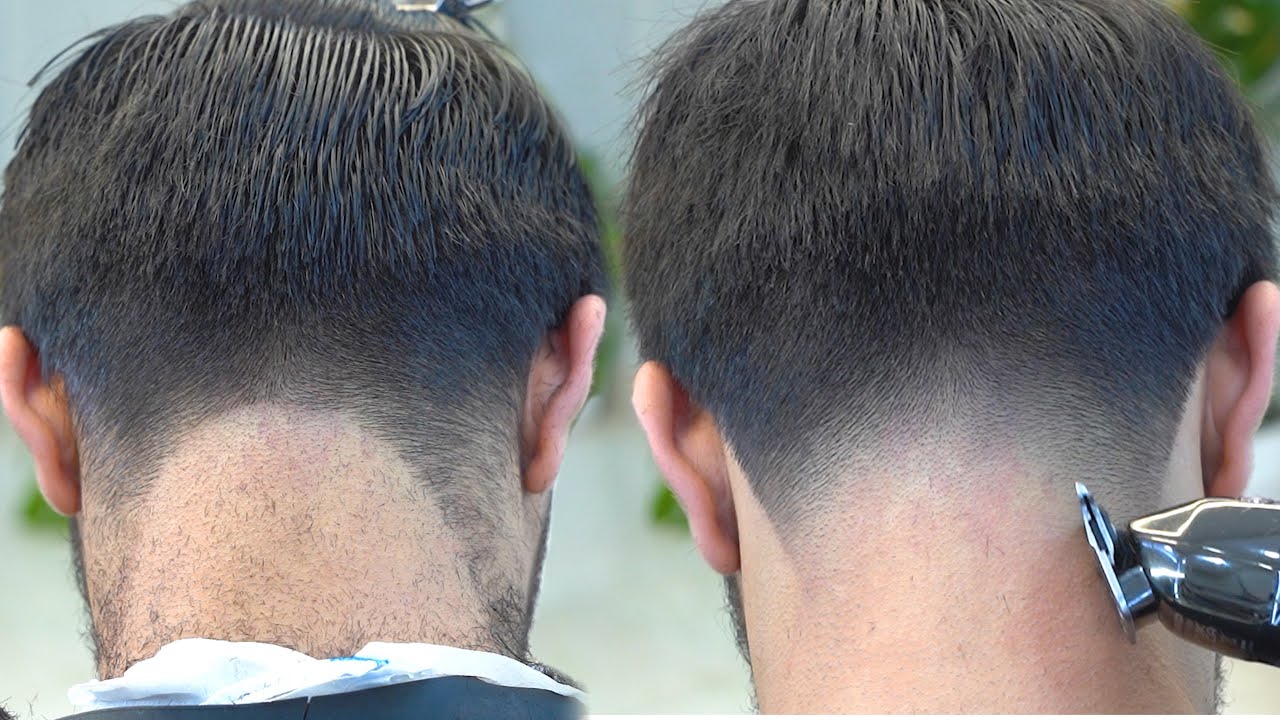 ‼️للمبتدئين التدريج الاوربي الاحدث بالتكنيك الاسهل شرح مفصل وقص الشعر بالمقص والمشط فقط قصة كلاسيكية