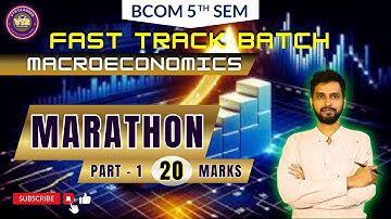 B.Com 5th Sem | Macroeconomics | Complete 20 Marks Marathon @vinodtarasandipClasses
