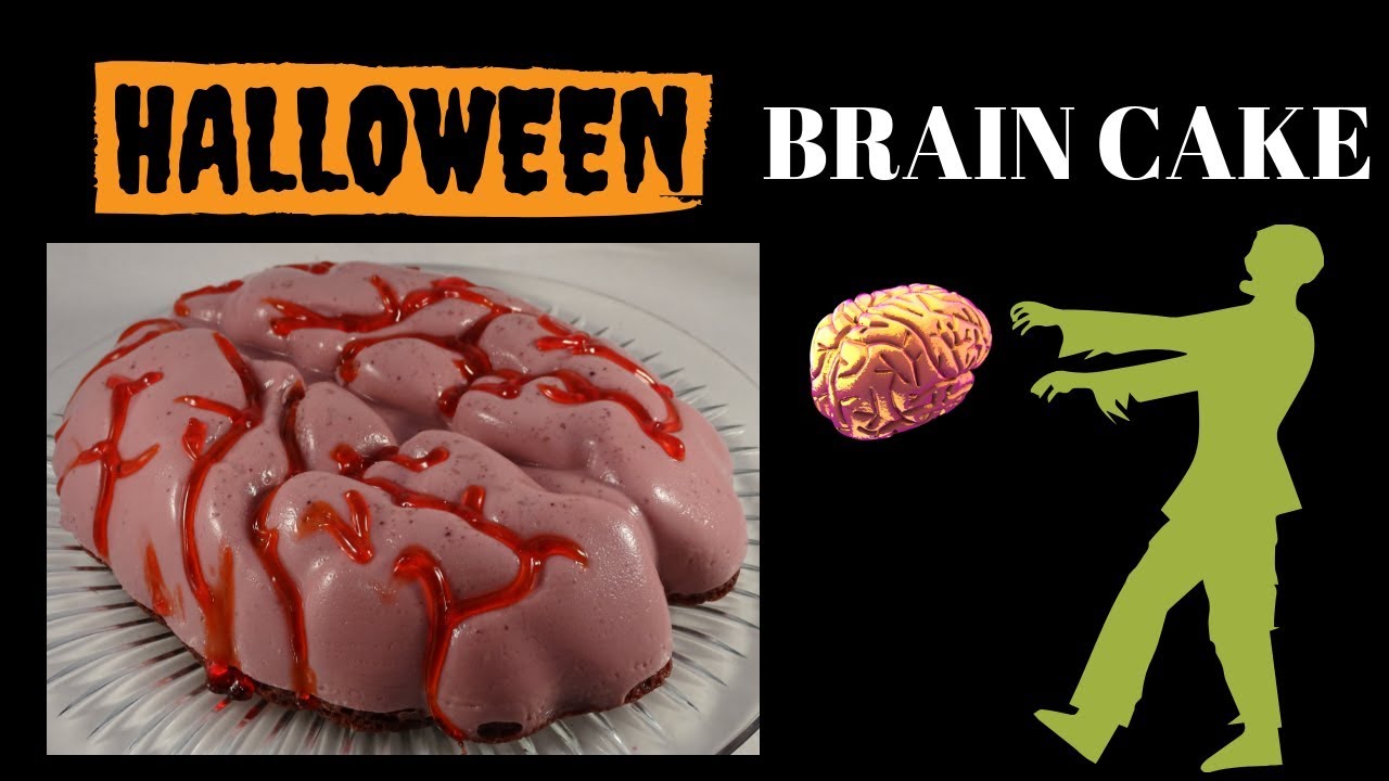 Jello Covered Brain Cake for Halloween! YouTube