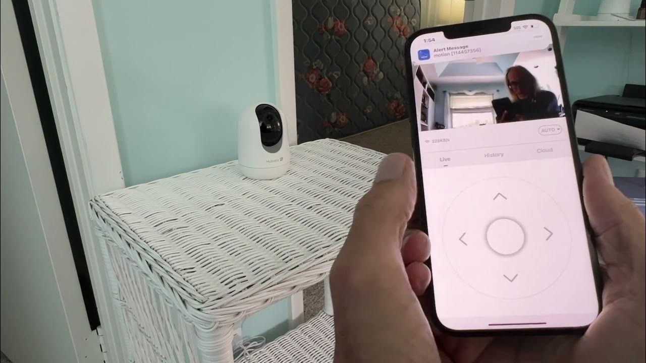How to use PTZ controls in dashboard on Mubview Security Camera app on