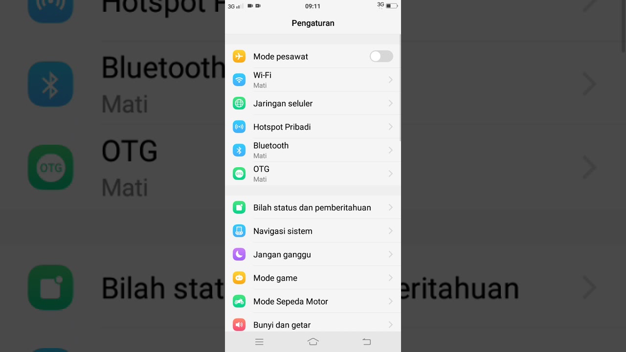 Cara Menampilkan Persentase Baterai Dan Jaringan Vivo Y71 Youtube
