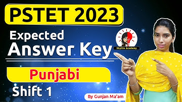 PSTET 2023 | Shift 1 PUNJABI Expected ANSWER KEY | Skylite Academy