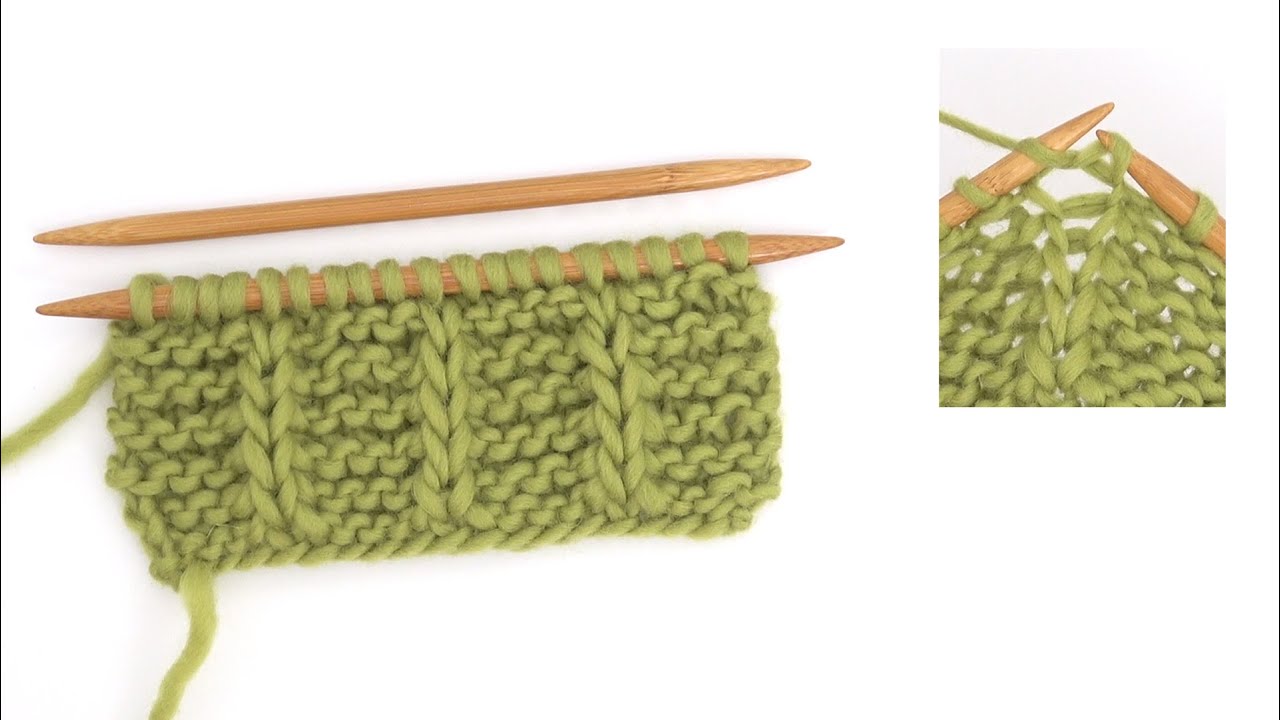 How to knit a double stitch (Tutorial Video)