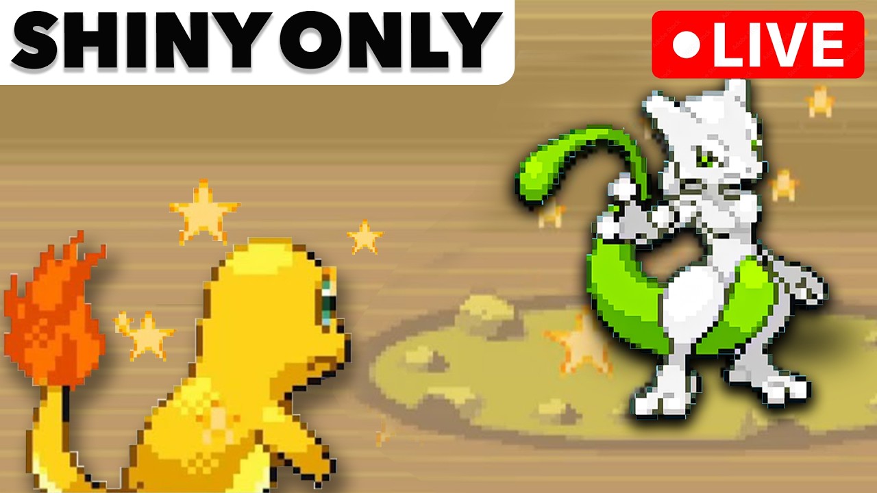 Live | Fire Red & Leaf Green with Only Shiny Pokemon (Day 4)