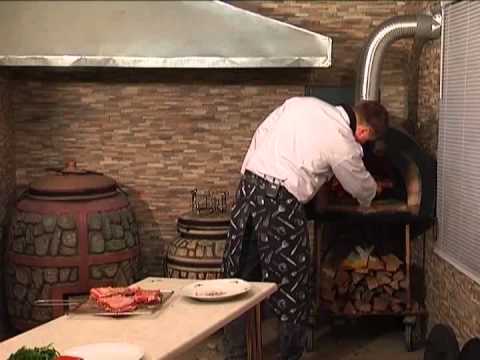 Русская печь приготовление блюд - YouTube