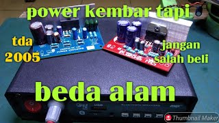 perbedaan 2 jenis power 100watt ic tda 2005.awas salah beli.