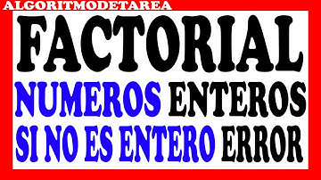 Como calcular el factorial de un numero en pseint