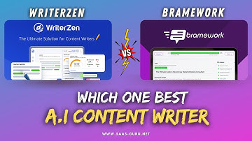 WriterZen vs Bramework | Which one Best A.i Tool for Content Writing & SEO Optimization?