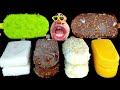 ASMR MUKBANG CHOCOLATE ICE CREAM PARTY EATING SHOW (4K)