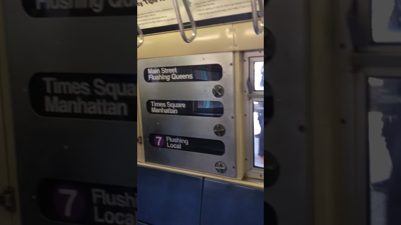 Inside R33 Redbird NYC Subway Train 