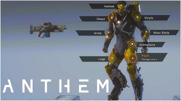 HOW TO CUSTOMIZE YOUR JAVELINS LOADOUT!! - Anthem Tips & Tricks
