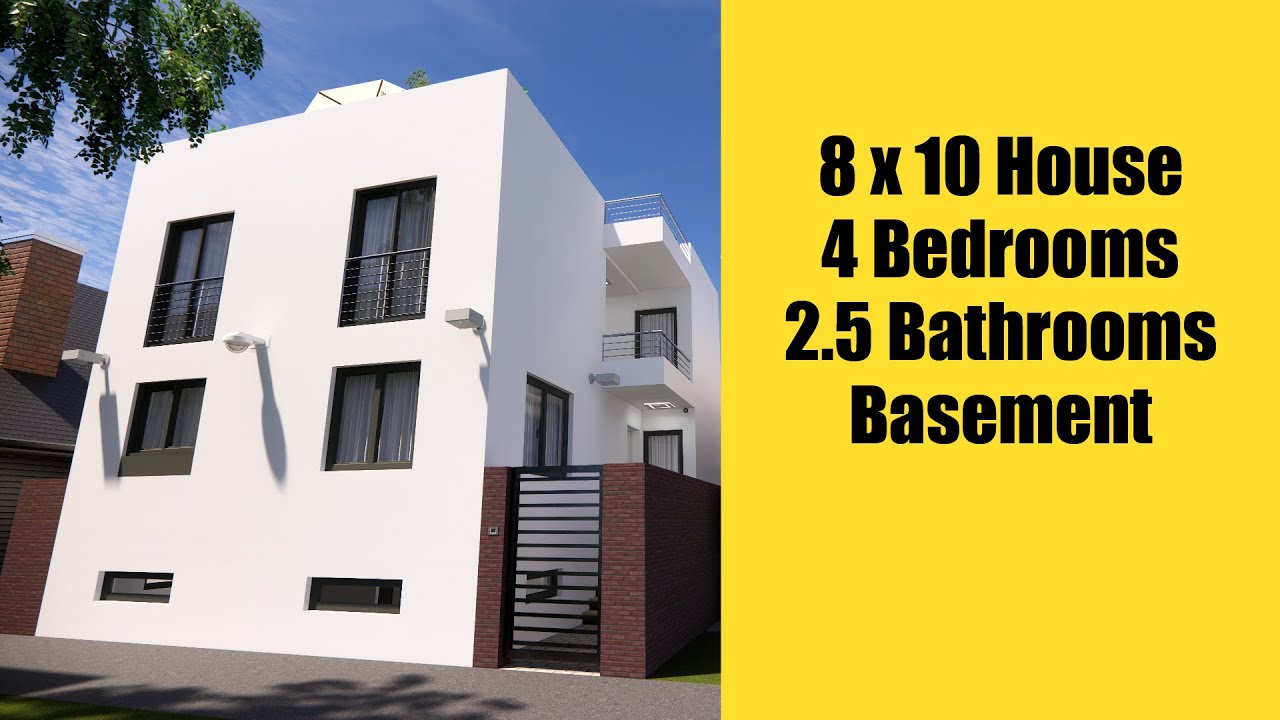 8 x 10 House 4 Bedrooms 2.5 Bathrooms