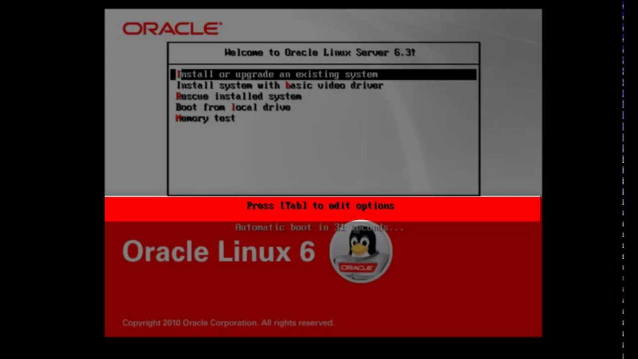 Oracle Enterprise Linux Install Kickstart of Oracle Database - YouTube