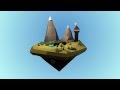 Low poly floating island  mauricio llano