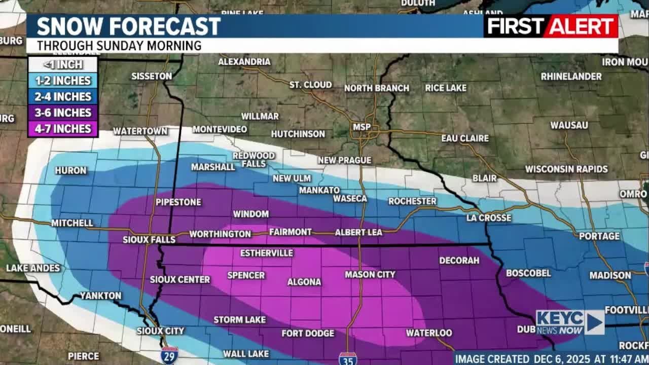 UPDATE: Snow likely Saturday afternoon and night - YouTube