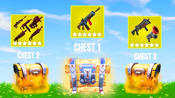 Finding The RAREST First CHESTS In Fortnite Reload
