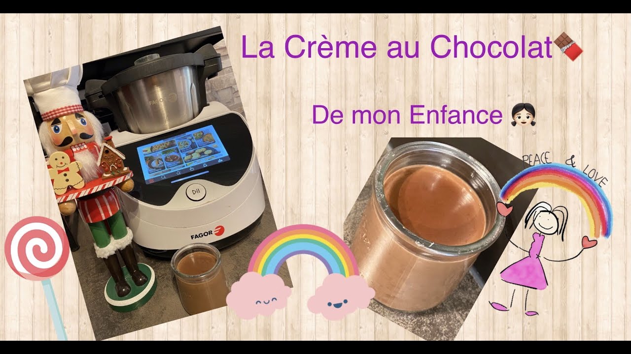 La crème au chocolat de mon enfance Au Fagor Connect - YouTube