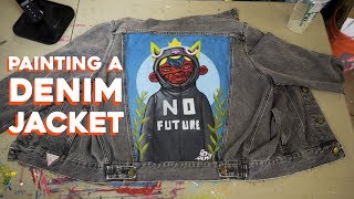 Custom Painted Denim Jacket - Ten Hundred