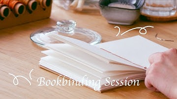 DIY SKETCHBOOK | a relaxing day of bookbinding 🪡