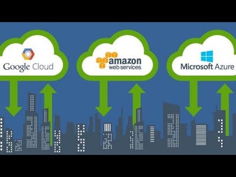 Public Cloud in Arabic. الحوسبة العامة و الفروق بين أمازون و مايكروسوفت و جوجل