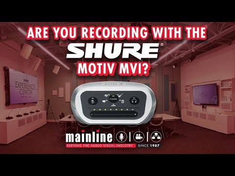 Are You Recording With The Shure MOTIV MVi? | TechConnect