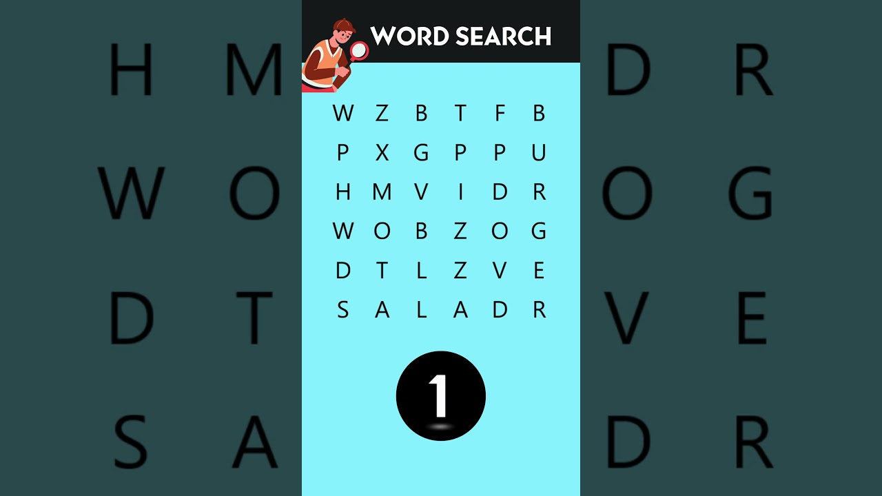 Mystery Food Word Search Challenge 