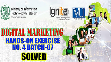 Digital Marketing  Hands on Exercise No 4 of Batch No 7 #DigiSkills by #SuperSkills