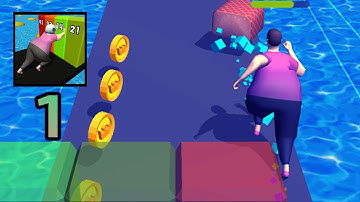 Fat Pusher - Gameplay Walkthrough Part 1  Android, iOS